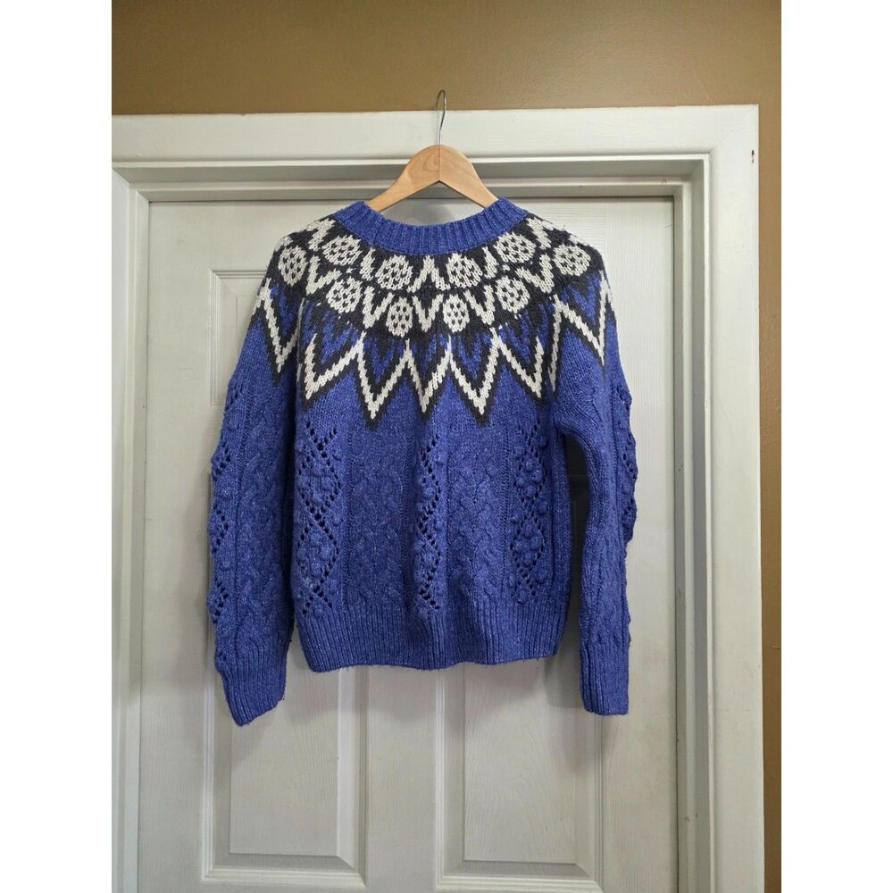Ladies Lucky Brand Fair Isle Sweater (S)
